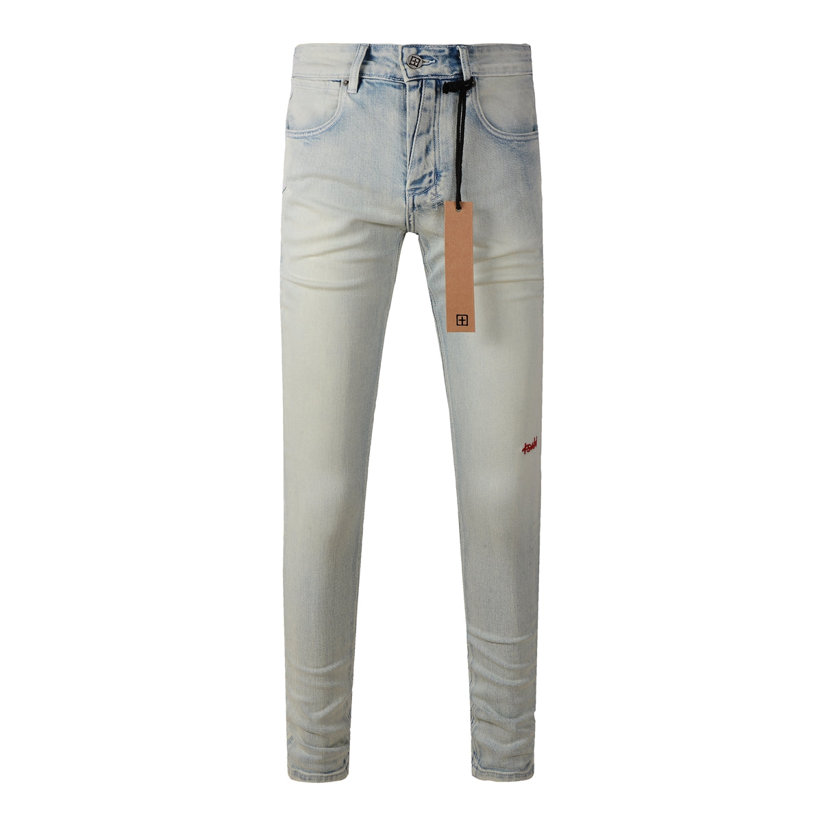 Jean Slim Fit avec détails délavés 3017