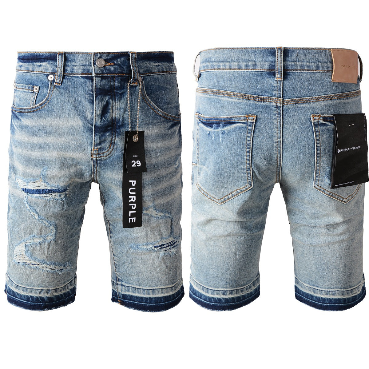 Short en jean bleu tendance 5013 avec une coupe confortable et un style moderne 