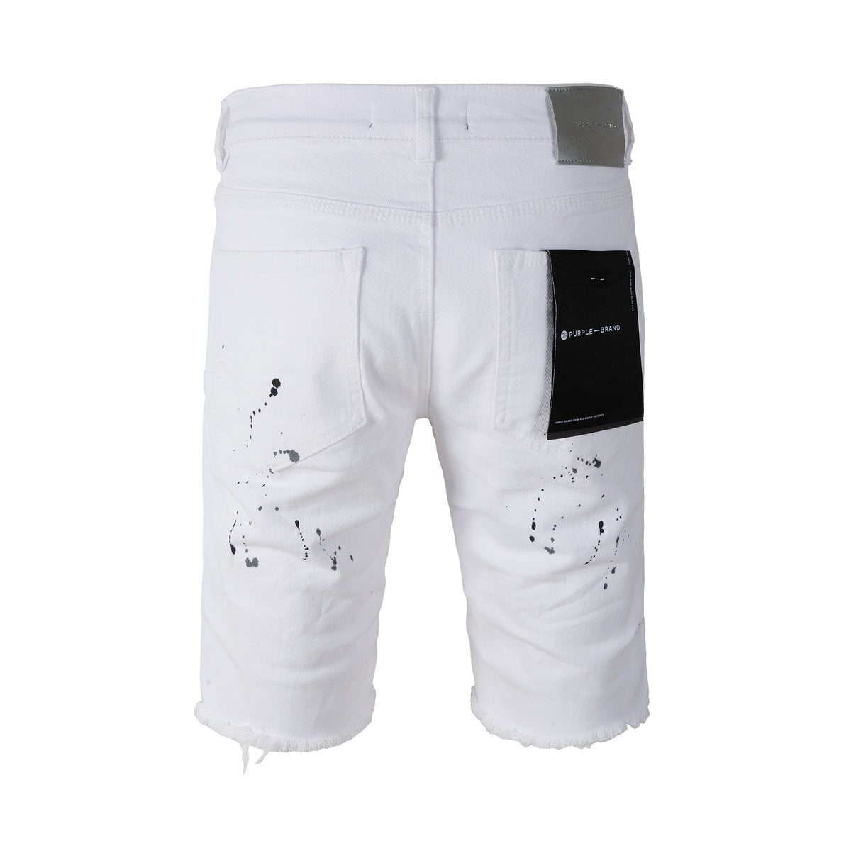 Le nouveau jean tendance pour homme avec trou pour la mode et le short en jean blanc 5021 