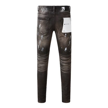 New Mens Spash-Ink Personality Fashion Jeans 9030