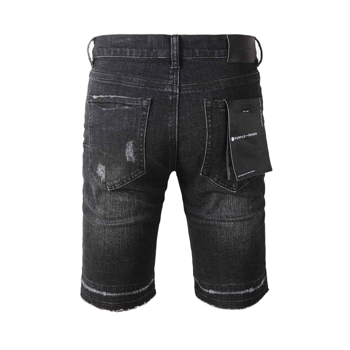 Fashionable Black Jean Shorts 5083 Featuring a Contemporary Fit