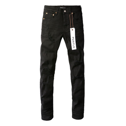 Jeans High Street negros rotos y desgastados 9022 