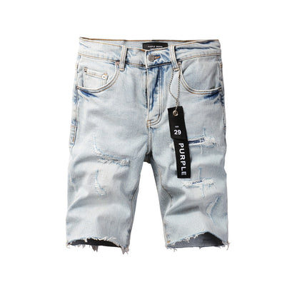 Short en jean bleu 5088 à la coupe classique pour un style estival intemporel 