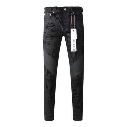 Jeans Revêtement Texture Tendance Mode Personnalisée Pantalon Haute Qualité 9026 