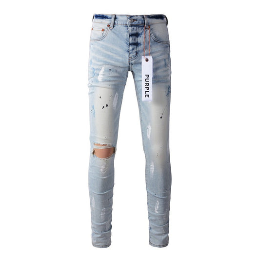 Nouveau jean tendance Splash-Ink pour homme 9006 