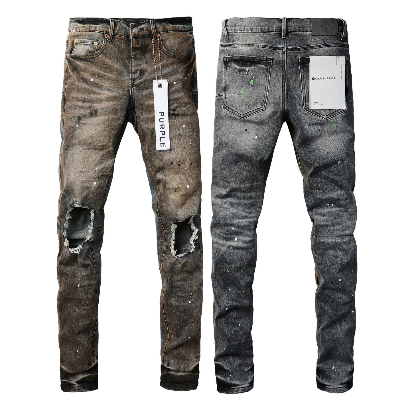 Jeans pour hommes de haute qualité, jeans de créateur, mode, denim déchiré, cargo, pour hommes, mode High Street 9031 