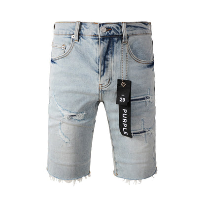 Short en jean bleu 5088 à la coupe classique pour un style estival intemporel 