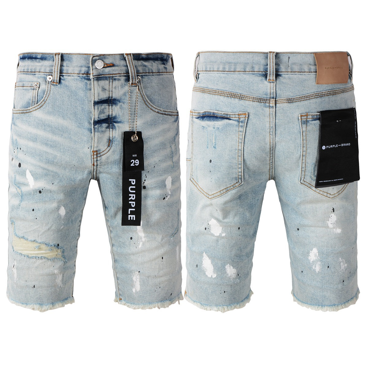 Nouveaux jeans pour hommes, personnalité, mode, Splash-Ink, vintage, jean short 5006 