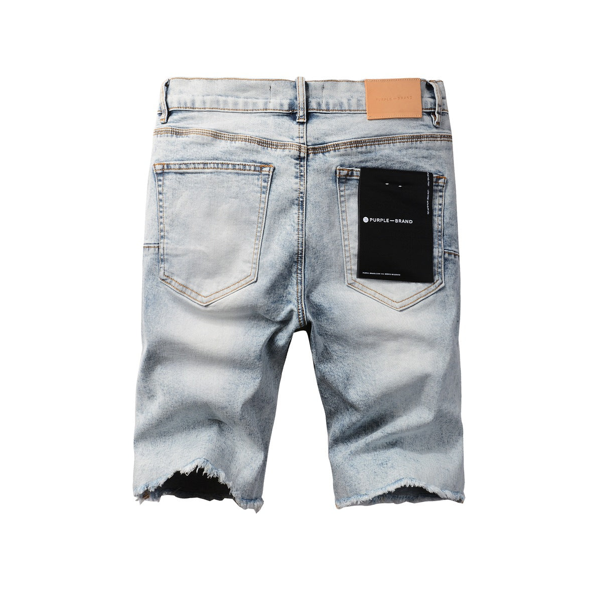 Short en jean gris argenté 5053 au design épuré et moderne 