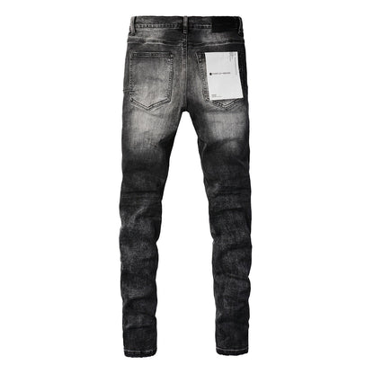 Nouveau jean noir vintage personnalité mode jean 9019