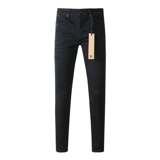 Classic Black Skinny Jeans with Clean Lines and Sleek Fit 3004